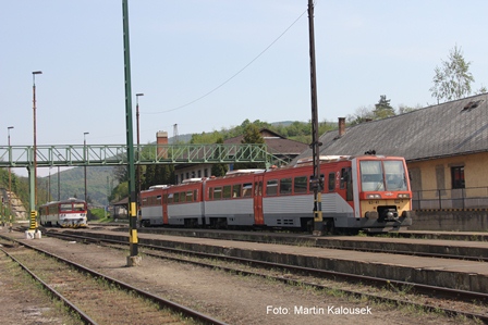 Somosköujfalu setkání vlaků ŽSSK a MAV Start